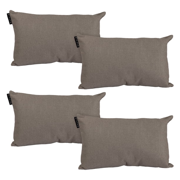 Cojin riñonera Decorativa Rectangular Set de 4 Have Sepia