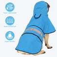 thumbnail image 4 of Dog Raincoat Hooded - Waterproof Reflective Pet Rain Jacket, 4 of 5