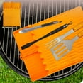 thumbnail image 5 of Xecvkr BBQ Grill Mat Outdoor Camping Protective Pan Kitchen Side Rack Portable MultiUse Silicone Reusable Heat Resistant 15.98x11.50in, 5 of 6