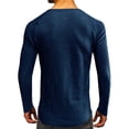 thumbnail image 4 of Dpityserensio T-shirt Ample à Manches Longues pour Homme Col Rond T-shirt Uni, 4 of 4