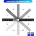 thumbnail image 4 of Digital Angle Finder Protractor, 2 in 1 Angle Finder Ruler for Woodworking/Carpenter/Construction/DIY Tools，Blue, 4 of 5