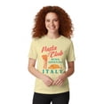 thumbnail image 2 of Pasta Club Women's Graphic Everyday Tee with Short Sleeves, Sizes XXS-XXL, 2 of 4