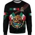 thumbnail image 3 of Mostprints Custom Mexico Shirts Personalized Name Mexican 3D Flag Shirt for Men Women Aztec Unisex US Eagle Pride Camisas (XL), 3 of 8
