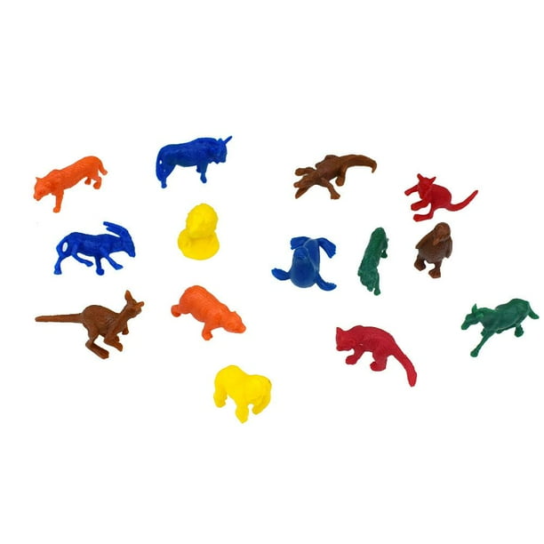 Simulación TPR Mini Lovely Wild Animal Model Toys Figuras artificiales (5 piezas) Tmvgtek juguetes de los niños