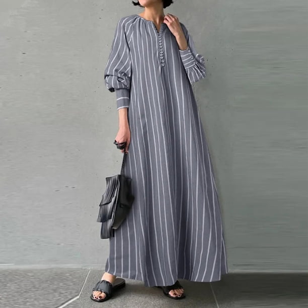 WILLBEST Fondos para Vestidos Mujer Vestido Abaya para Mujer, Vestido de Oración, Caftán Largo Completo con Hijab, Vestido Maxi de Dubái Grande