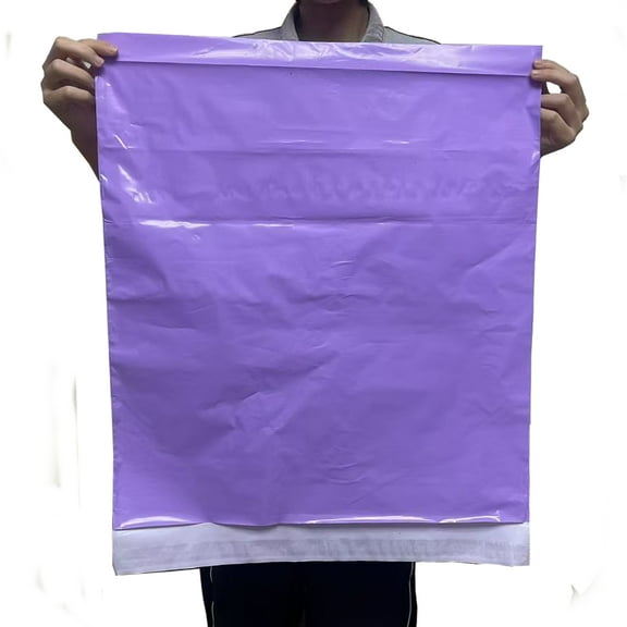 20x24 inch Purple Large Poly Mailers Shipping Envelope Self Sealing Bags,  Waterproof Mailers Bags for Small Business, Shipping Envelopes, Tear-resistant Mailing Bags in Lilac Purple(Pack of 10)