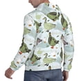 thumbnail image 6 of Wukai Mallard Ducks Wild Birds Print Men Hoodies Fleece Sweatshirts Long Sleeve Sweaters Pullover Fall Outfits Winter Clothes-4X-Large, 6 of 7