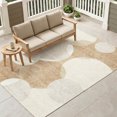 thumbnail image 3 of Addison Rugs Chantille Indoor/Outdoor Transitional Geometric Ivory Machine Washable Rectangle Rug, 10' x 14', 3 of 8