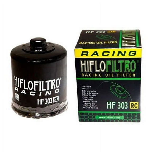 Hiflo Premium Oil Filter Black Race Filter Compatible With Kawasaki Ninja 400 KRT (ABS) EX400 2018