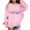 Pink, variant on LUOGENLI Girls Sweatshirts Size 10-12 Black Sweatshirt Kids Graphic Sweater for Girl Toddler Shirt Pullover Top Girls Sweatshirts Size 10-12 Black Grey Size 5-6 Years