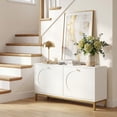 thumbnail image 4 of Gymax Shoe Storage Bench Narrow Entryway Bench w/ 2 Flip Drawers & Adjustable Shelves, 4 of 10