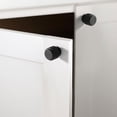 thumbnail image 3 of Ana Knurled Cabinet Knob Matt Black Aluminium Kitchen Cabinet Door Cupboard Drawer, 3 of 9