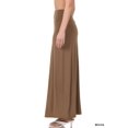 thumbnail image 2 of Zenana Women & Plus Basic Relaxed Foldable High Waist Draped Maxi Skirts, 2 of 4