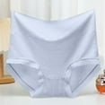 thumbnail image 2 of Annhoo Cotton Briefs for Women Elastic Breathable High Waist Underpants Seamless Comfy Panties Casual Boxers, 2 of 7