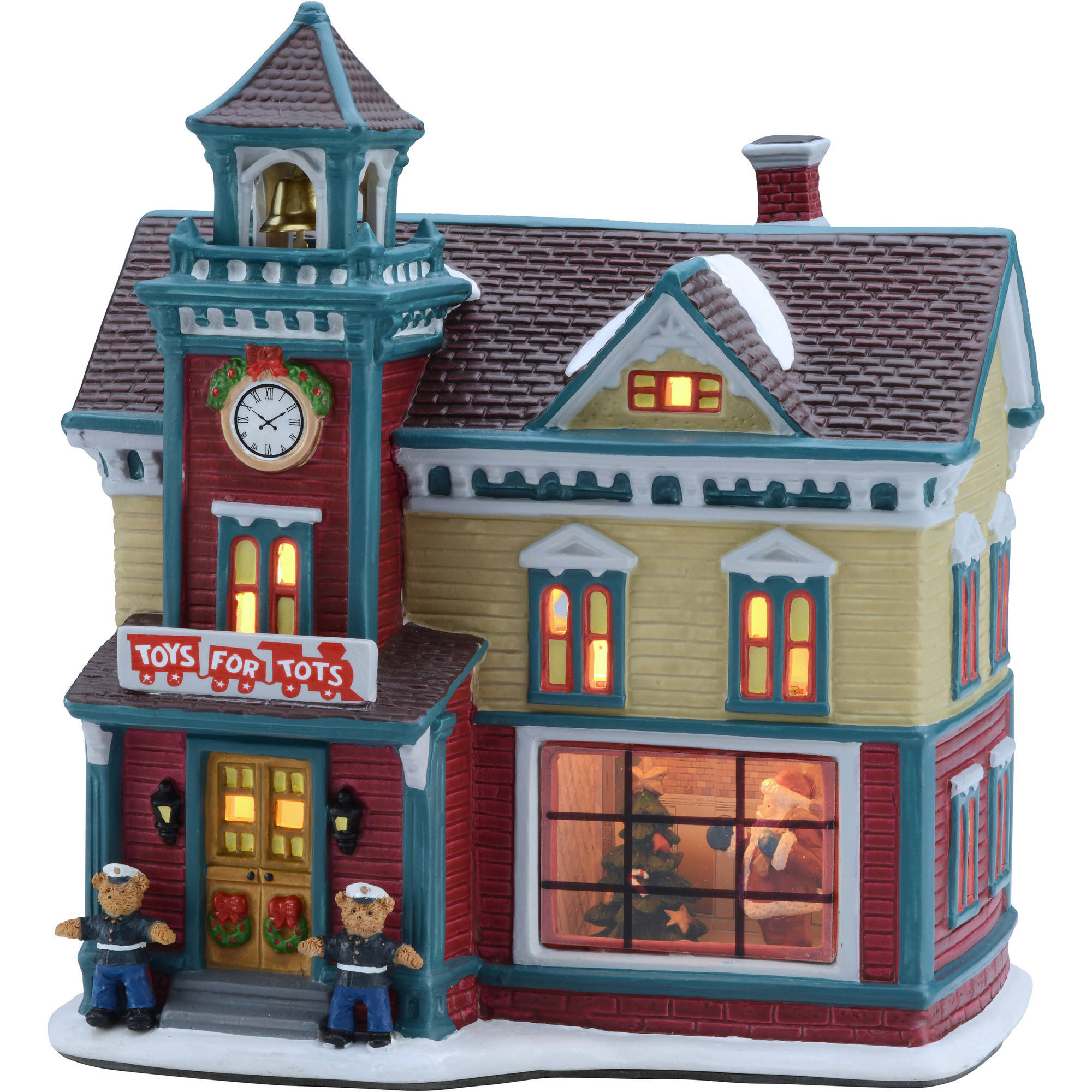 Holiday Time 20-Piece Country Set Christmas Village - Walmart.com - Walmart.com