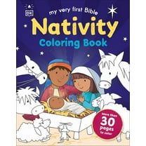 First Bible Stories Color My Bible Stories: Nativity, (Paperback)