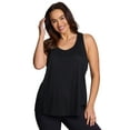 thumbnail image 2 of RBX Active Plus Size Women's Twist Back Soft Relaxed Tank Top Tunic, 2 of 5