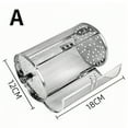thumbnail image 2 of Amélioration de la Maison Qwtwty Four Cuisine Plateau de Cuisson Écrou Cage de Cuisson Rotative en Acier Inoxydable, 2 of 2