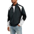 thumbnail image 2 of Umfun Full Zip Track Jackets for Men Casual Color Block Sportswear Stand Collar Lightweight Coat with Elastic Cuffs for Fall, 2 of 8