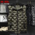 thumbnail image 3 of Chaleco de plumón, chaqueta a la moda para hombre, abrigo de talla grande 8XL, Otoño Invierno, nuevo chaleco de algodón para hombre, chaqueta informal sin mangas, 3 of 5