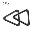 thumbnail image 3 of Uxcell Triangle Ring Buckle 25mm Inner Width Zinc Alloy Electroplated Matt Black 10 Pack, 3 of 5