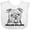 AA-White, variant on Inktastic English Bulldog Sketch Portrait with Dog Breed Name Boys or Girls Baby Bib