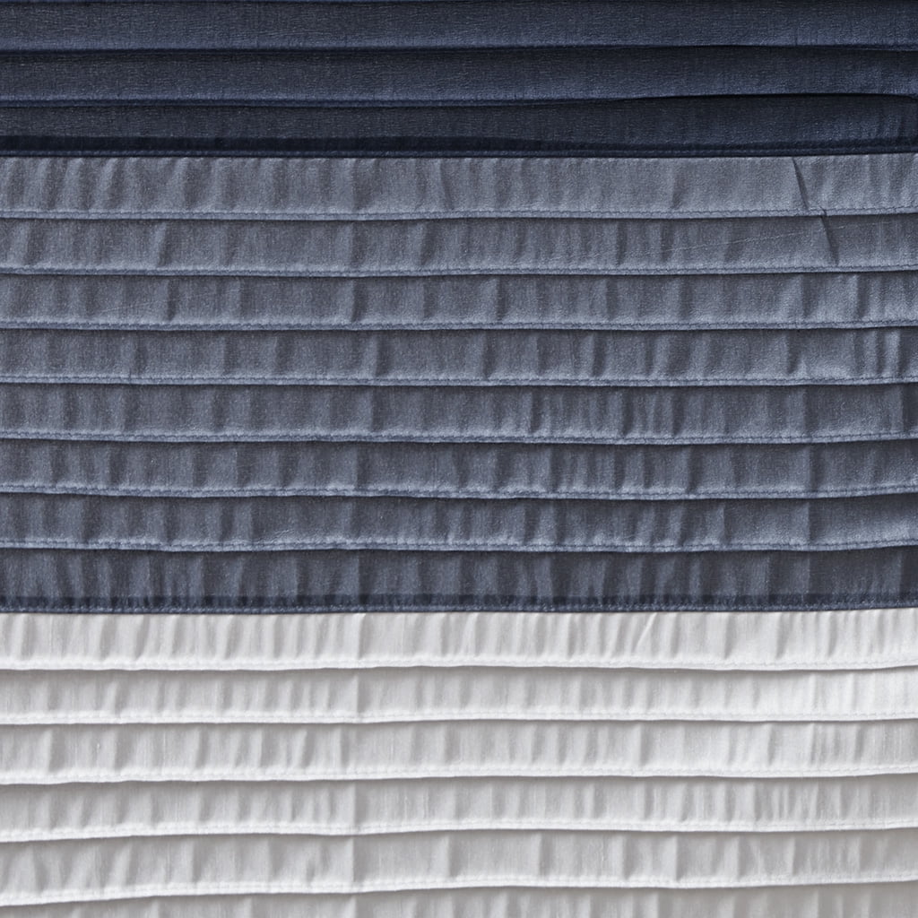 Euroco Faux Silk Shower Curtain