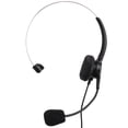thumbnail image 3 of Auriculares De Servicio Al Cliente, Auriculares De Oficina Plug And Play Con Cable Negros Mono Para Centro De Llamadas, 3 of 7