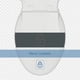 thumbnail image 4 of Asiento de inodoro alargado, cierre lento y silencioso, resistente y fácil de limpiar, polipropileno (PP), color blanco, 4 of 5