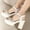 White, variant on BONIXOOM White Sandals Woman Clearance Fall Buckle Platform Casual Fashion Womens Shoes White Size 7