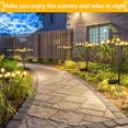 thumbnail image 4 of Solar Lights Outdoor,4 Pieces 10 LED Solar Fireflies Lights, 4 of 5