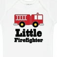 thumbnail image 4 of Inktastic Little Firefighter Fire Engine Boys or Girls Baby Bodysuit, 4 of 5