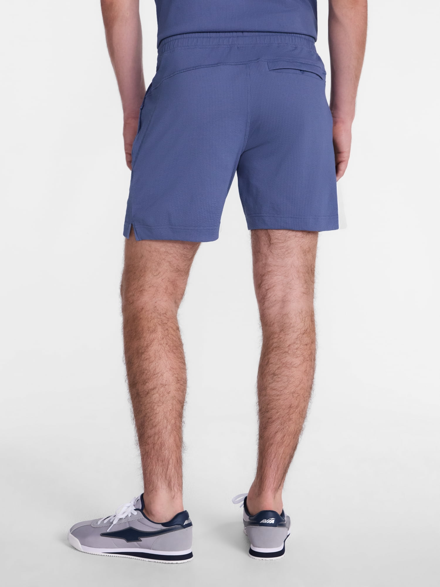 Avia Men's and Big Men's Seersucker Shorts, 7" Inseam, Sizes XS-5XB