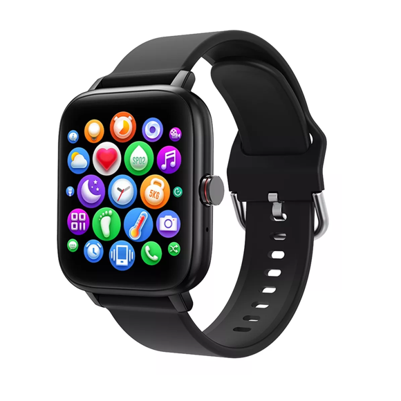 Smartwatch Bluetooth Llamada Deporte Impermeable Negro