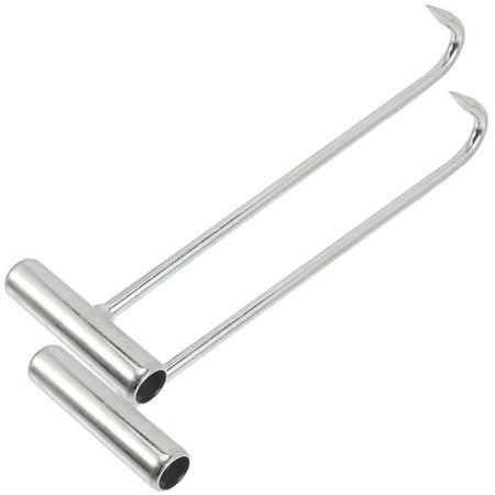 

Zonh Stainless Steel Manhole Cover Hooks for Lifting and Moving (2pcs)