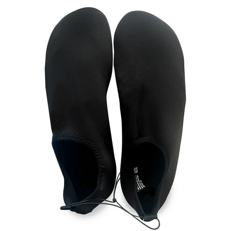 Ozark Trail Neoprene Wetsuit Booties Slip-on Water Shoes Black Adult Large