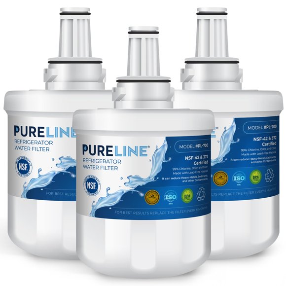 Filtro de agua PURELINE PL-700 compatible con DA29-00003G, paquete de 3