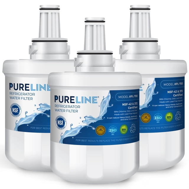 Filtro de agua PURELINE PL-700 compatible con DA29-00003G, paquete de 3