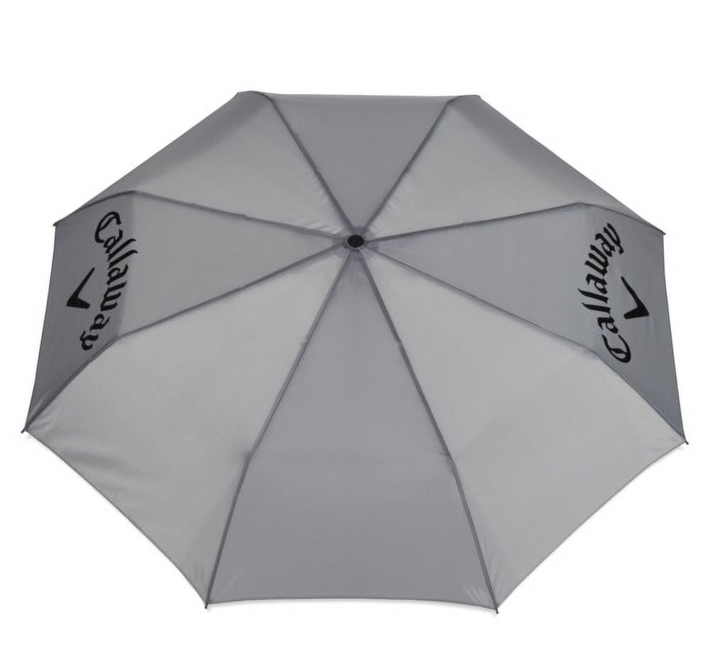 Callaway Golf Collapsible Gray/Black Umbrella New