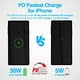 thumbnail image 3 of Cargador de pared USB-C PD de 30 W + Cable de carga de 6 pies Naztech, 3 of 7