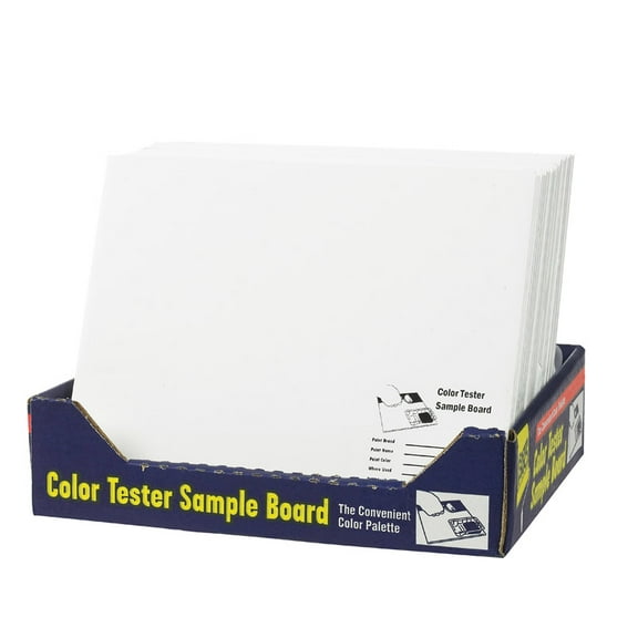 FoamPro 12 In. x 10 In. Color Tester Sample Board 120 Pack of 24