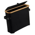 thumbnail image 6 of Baoblaze Bamboo Toilet Paper Storage Container Space Saving Large Toilet Paper Holder black, 6 of 8