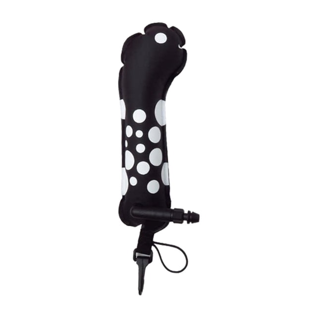 Boya marcadora de superficie de buceo Smb, accesorio subacuático portátil Deportes acuáticos Fácil Negro