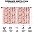 thumbnail image 2 of Blackout Kids Curtains,Pink Cow Strawberry Pattern Childrens Insulated Curtains Set Of 2,Bedroom Essentials,Toddler Room Decor 52x63in(132x160cm), 2 of 5