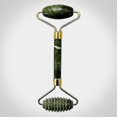 thumbnail image 5 of Cuidado de la piel Piedra de cuarzo Cara natural Juego de rodillos de jade Enfriamiento de ojos Gua Sha Herramienta Masaje de belleza facial Compatible Cara Rueda de jade Vulcáni, 5 of 5