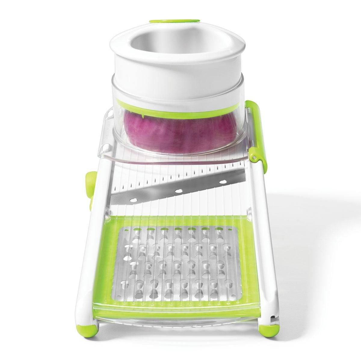 Starfrit Pro Mandoline, Adjusts slice thickness