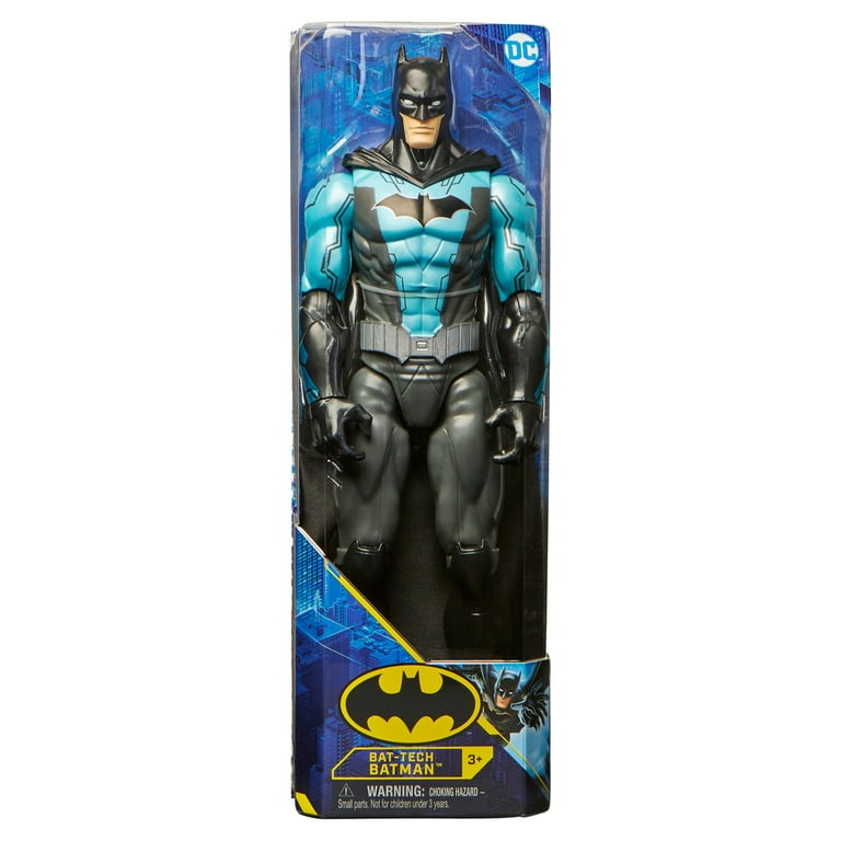 Batman 12-inch Bat-Tech Batman Action Figure (Black/Blue