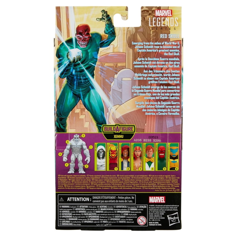 Hasbro Marvel Legends Series 6-inch Collectible Red Skull Figure
