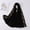 Black, variant on Sequins Scarf for Women Hijabs Very Soft Four Season Scarf Long Scarf Embroidery Decorative Wrap Headscarf Head Wrap Various Occasions Scarves Color Yellow One Size