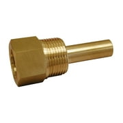Brass Wells for Bi-Metal Dial Thermometer J40562,PartNo J40563 JonesStephens
